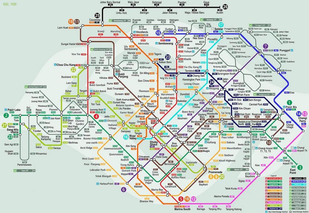 lrt ನಕ್ಷೆ ಸಿಂಗಪುರ್